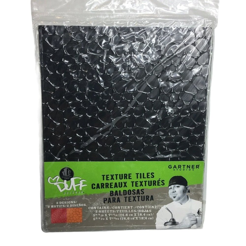 Duff Goldman Texture Tiles Charm Cake City Cobblestone Gartner Studios Baking